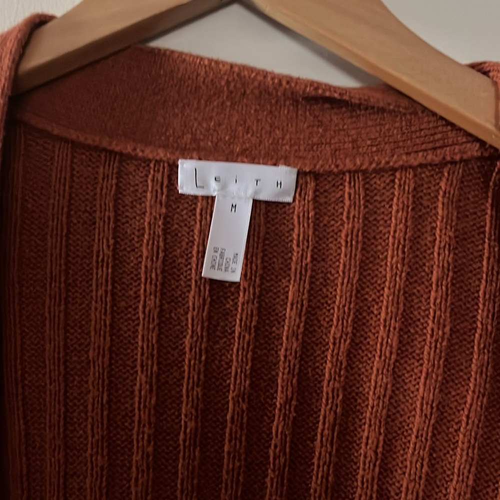 Leith Ribbed Cardigan - Picture 3 of 4